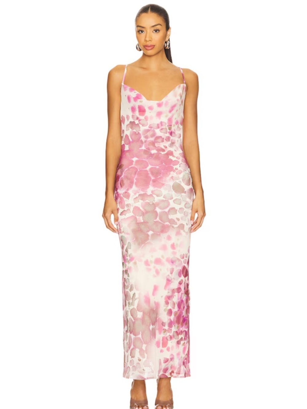 NEW SNDYS x REVOLVE Skin Maxi Dress in Pink Reptile